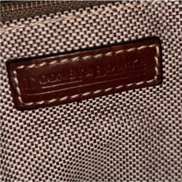 Dooney & Bourke
Denim Canvas Satchel Leather Trim  Double Pocket - Picture 11 of 11